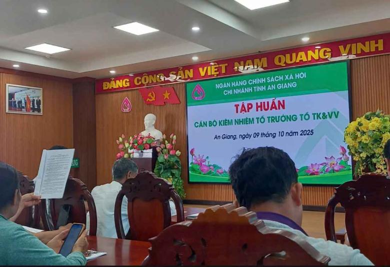   Tập huấn cho cán bộ kiêm nhiệm Tổ trưởng tổ TK&VV năm 2025
